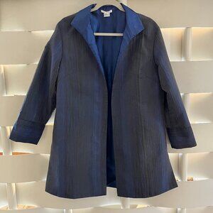 Grace Chuang Blue Long Blazer Extra Large XL